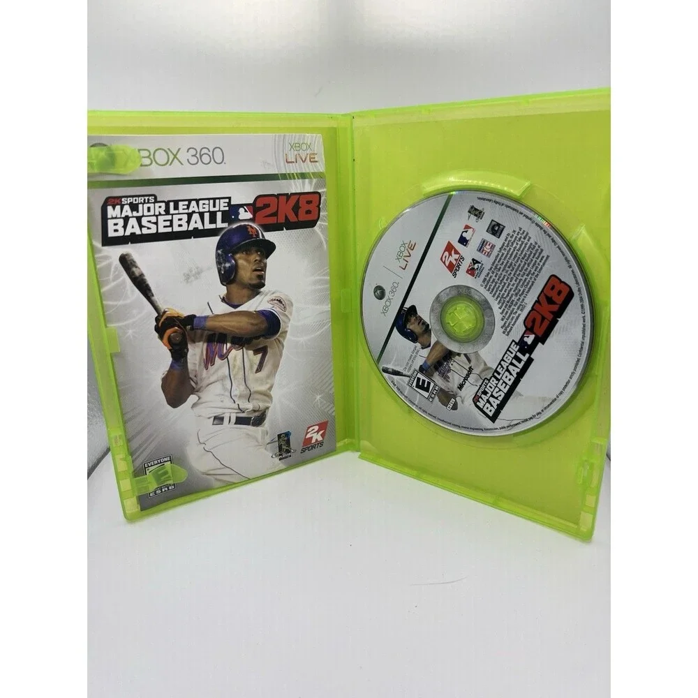 MLB 2K8 Xbox 360, working, manual included